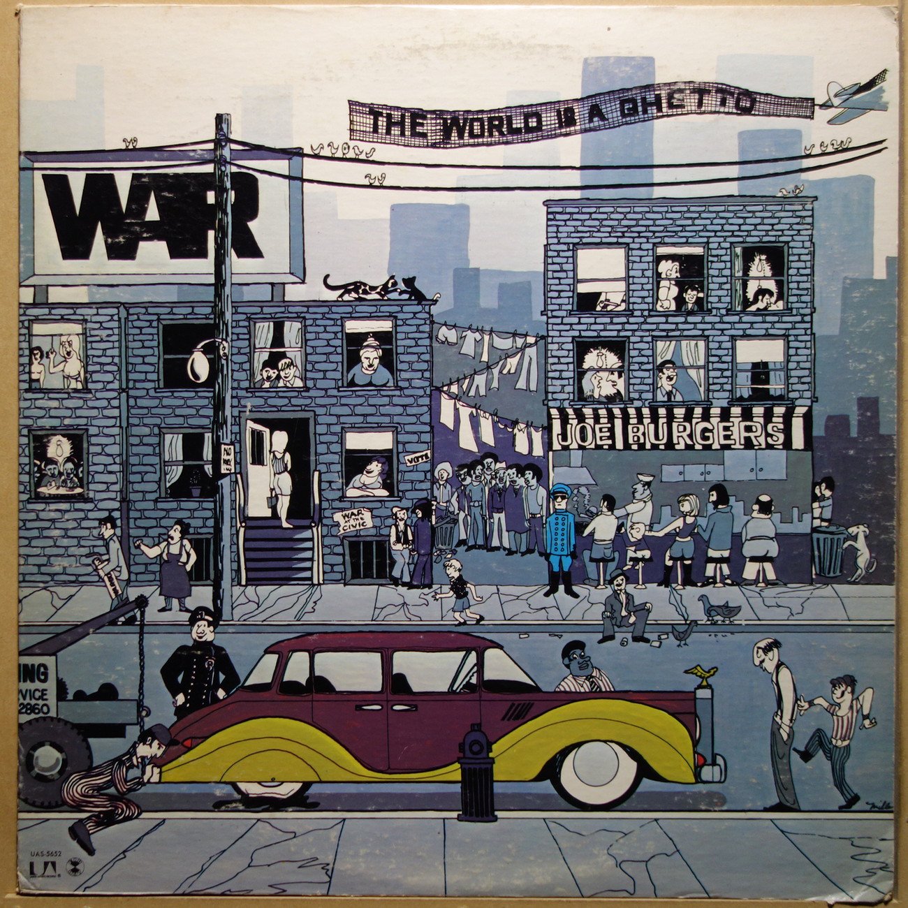 War The World Is A Ghetto Vinylian Vintage Vinyl Record Shop