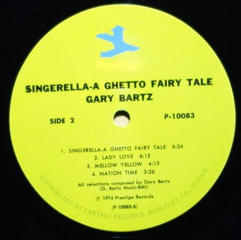 Ntu With Gary Bartz - Singerella - A Ghetto Fairy Tale - Vinylian