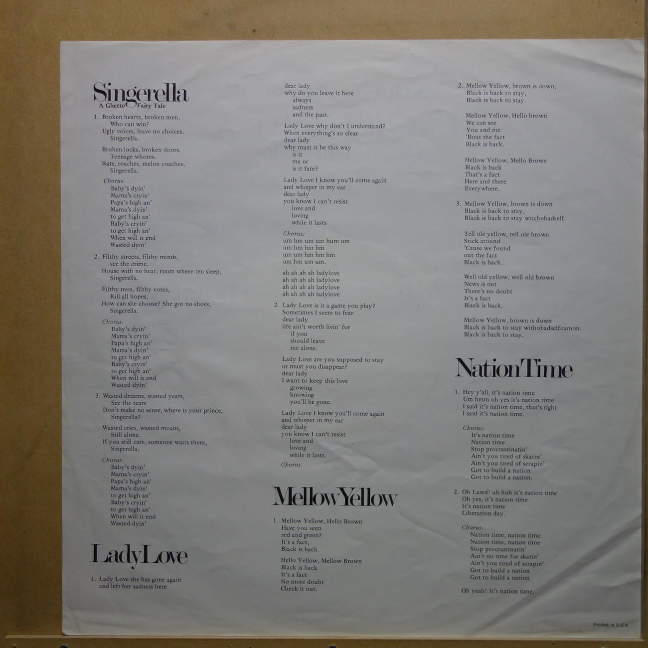 Ntu With Gary Bartz - Singerella - A Ghetto Fairy Tale - Vinylian