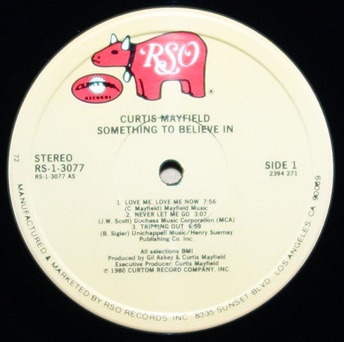 Curtis Mayfield - Something To Believe In - Vinylian - Vintage