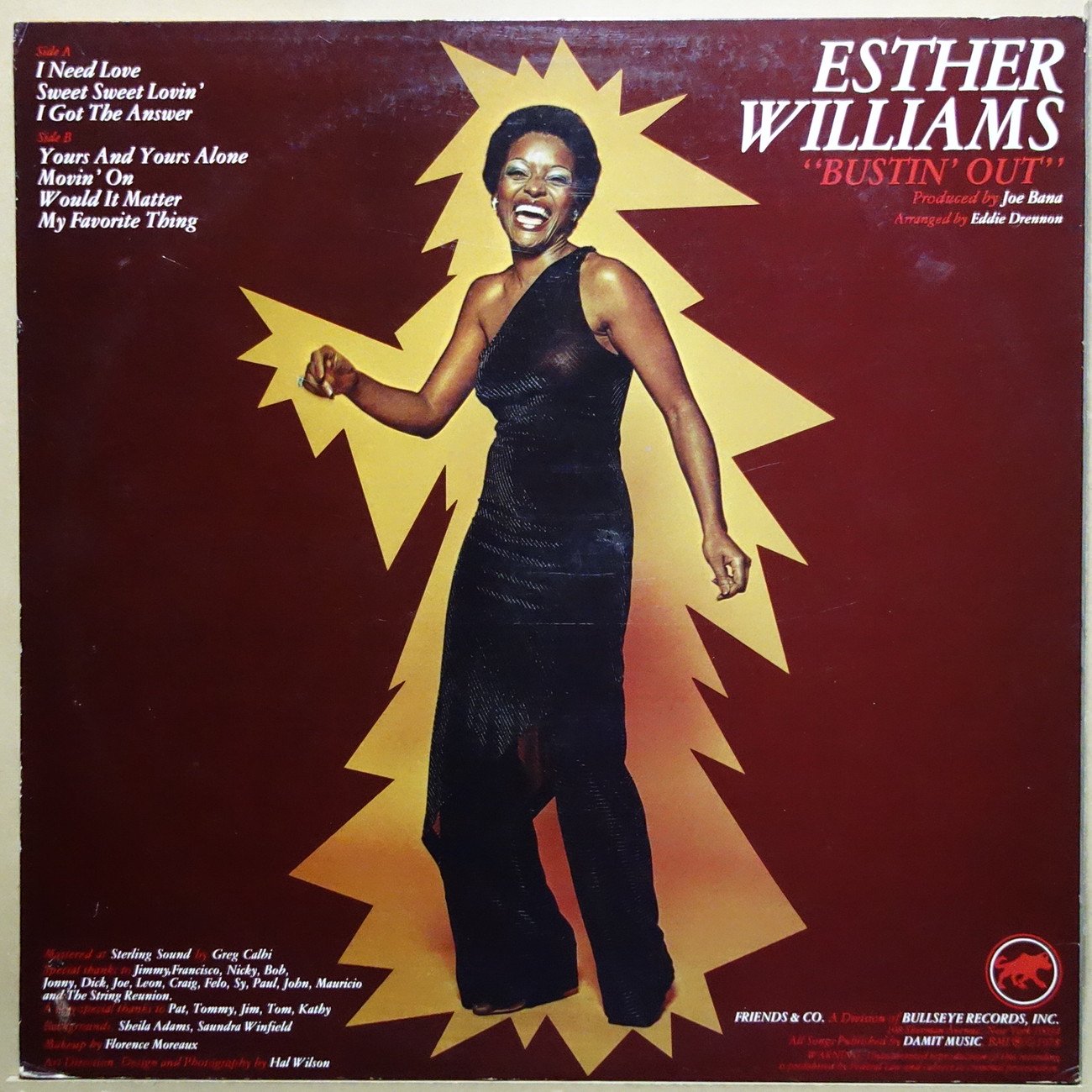 Esther Williams - Bustin' Out - Vinylian - Vintage Vinyl Record Shop