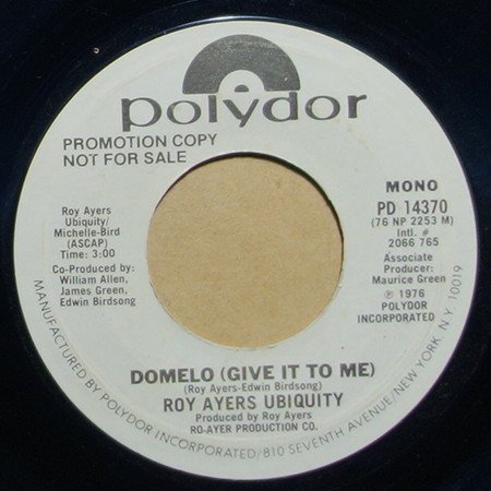 Roy Ayers Ubiquity - Domelo (Give It To Me) - Vinylian - Vintage Vinyl  Record Shop