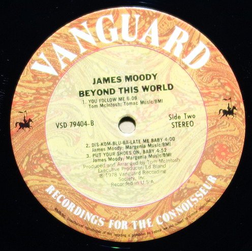 James Moody - Beyond This World - Vinylian - Vintage Vinyl Record Shop