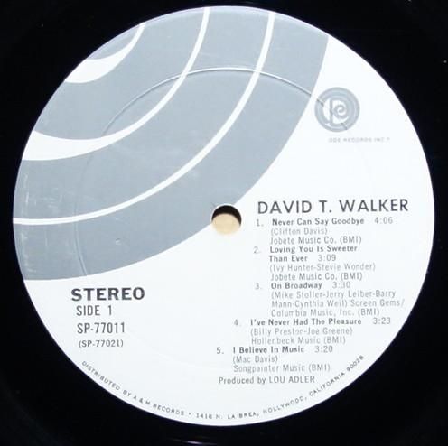 David T. Walker - David T. Walker - Vinylian - Vintage Vinyl