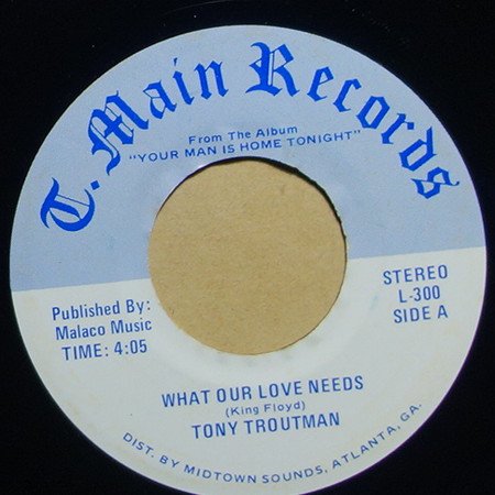 Tony Troutman - What Our Love Needs / Love Is Here
