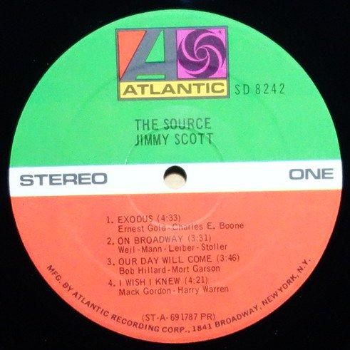 Jimmy Scott - The Source - Vinylian - Vintage Vinyl Record Shop