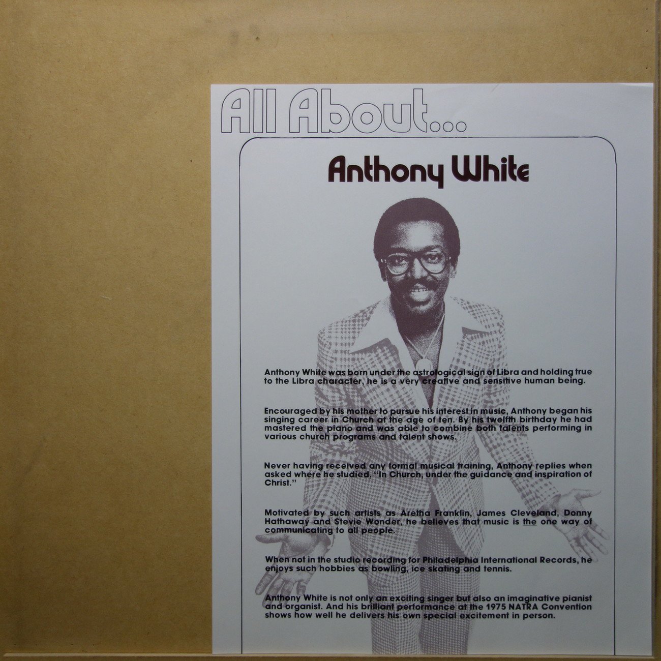 Anthony White - Could It Be Magic - Vinylian - Vintage Vinyl Record Shop