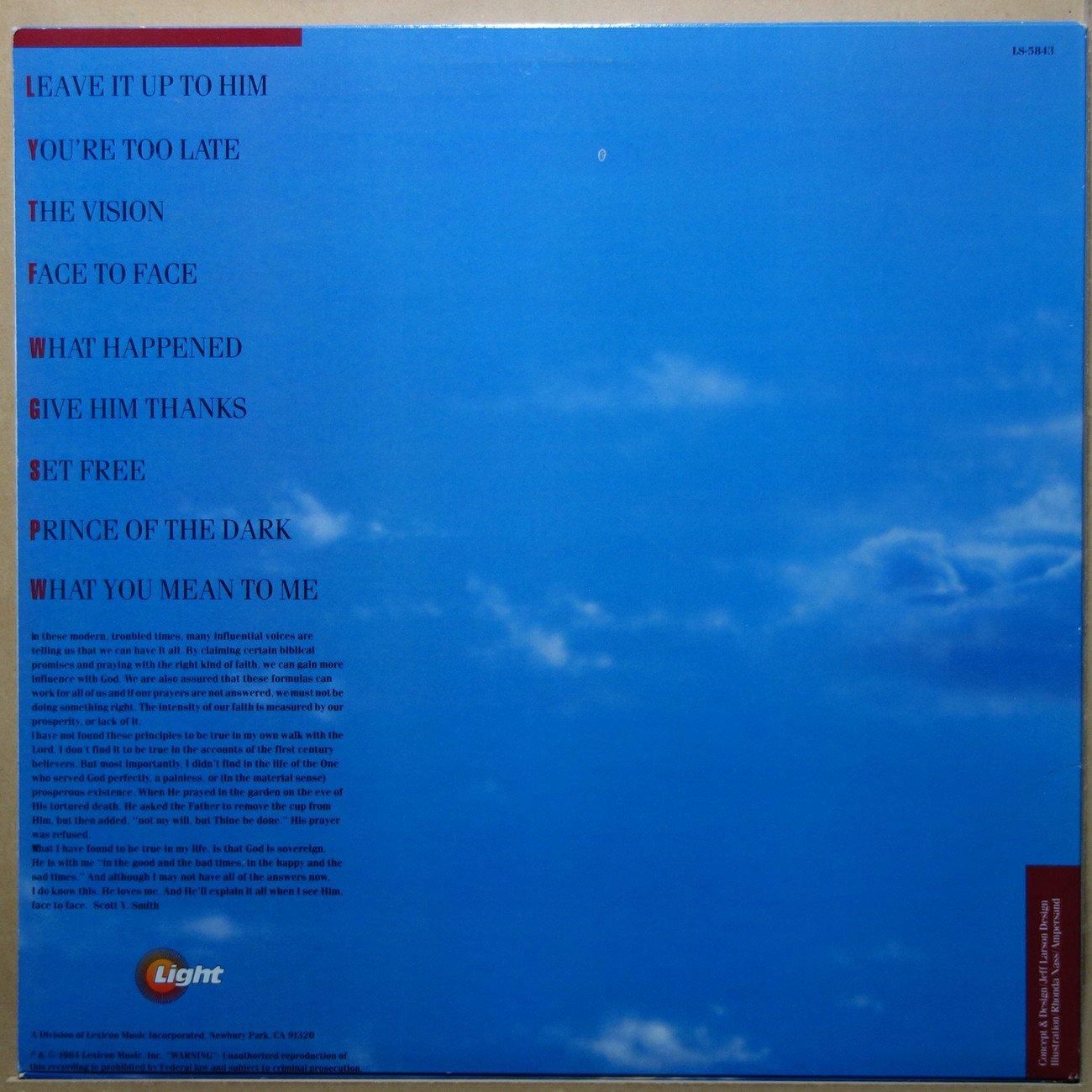 Scott Smith – Face To Face – Vinyl (LP, Album), 1984