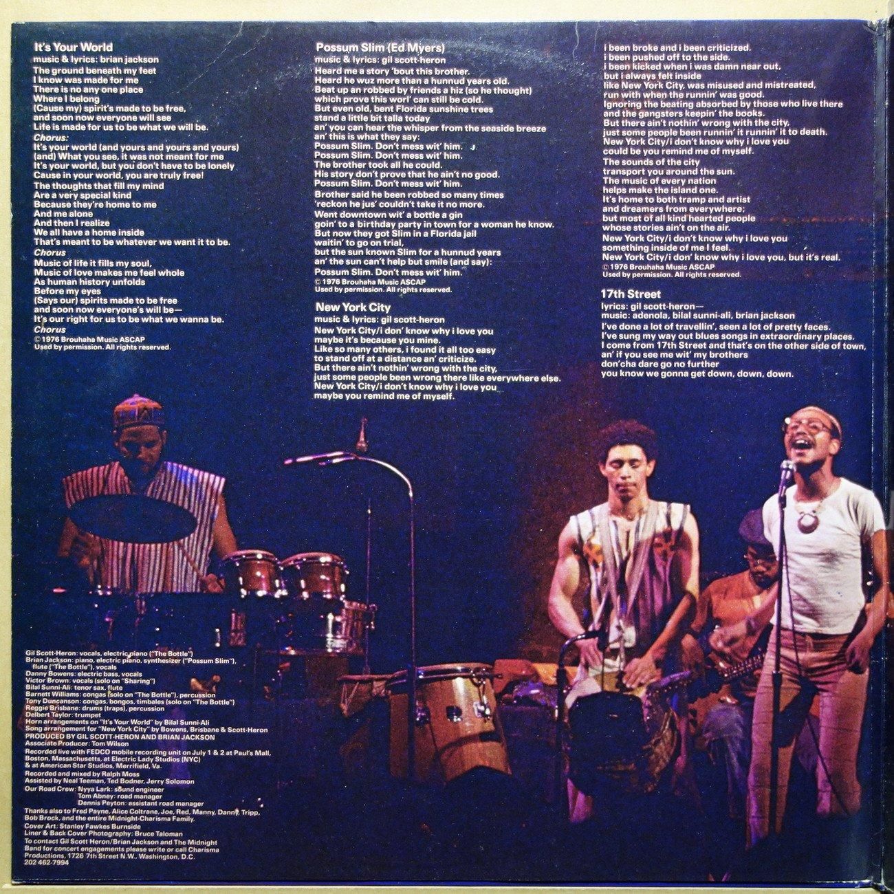 その他 Gil Scott-Heron Brian Jackson It's Your It's Your World (album) - Wikipedia