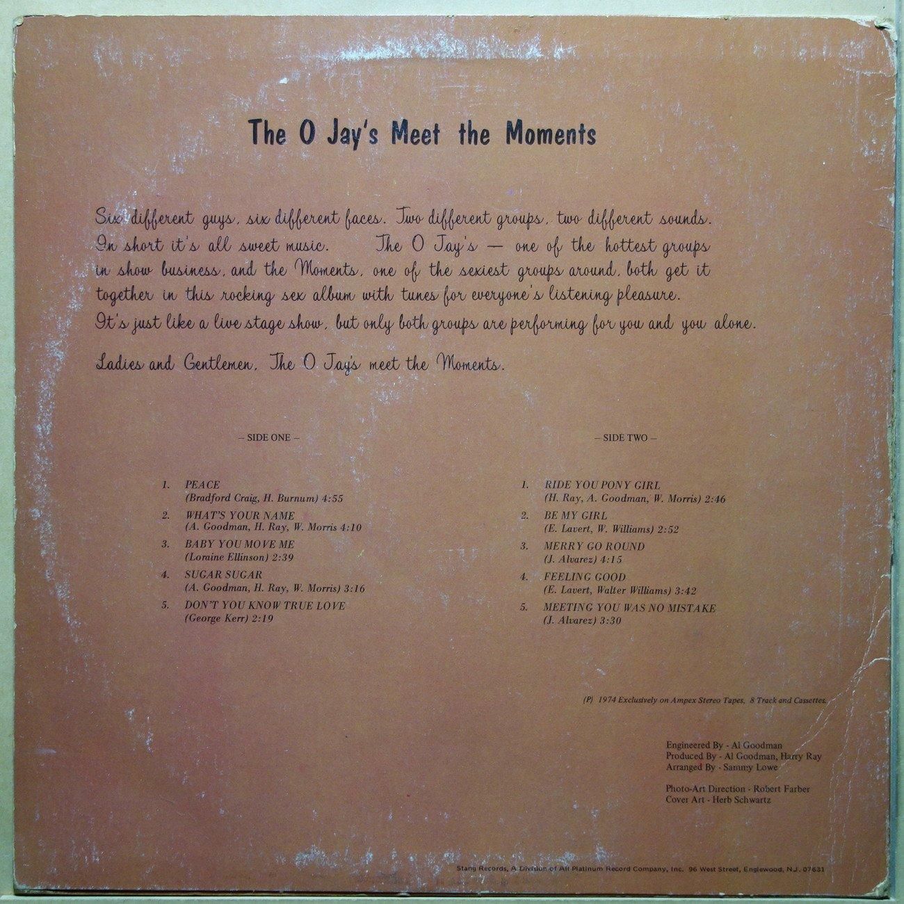 O'Jays Meet The Moments - O'Jays Meet The Moments - Vinylian