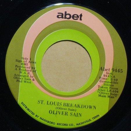 Oliver Sain - St. Louis Breakdown / Comin' Down Soul