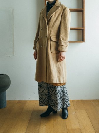 Camel Colored Double Wool Coat