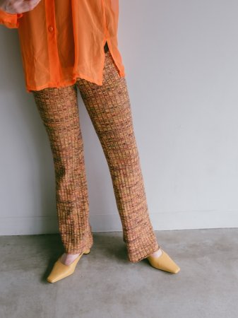 Flare Knit Compact Pants