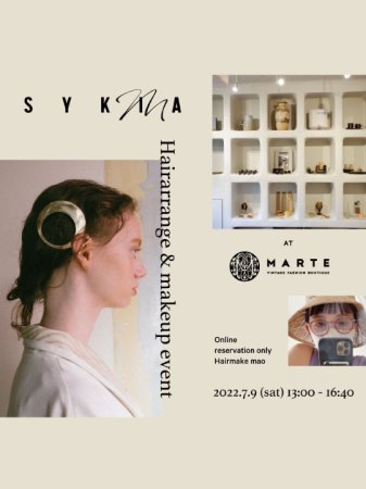SYKIA×MAO collaboration item 発売イベント