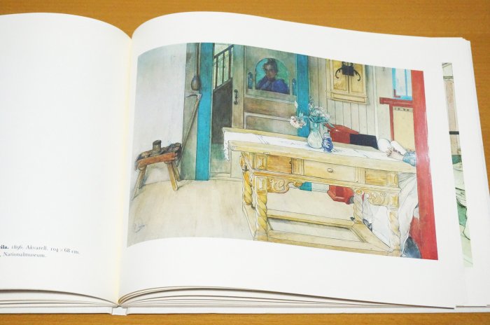 カール・ラーション、お母さんと娘たちの部屋（《わたしの家》より）、希少画集画