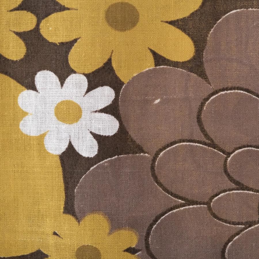 北欧スウェーデン生地 ヴィンテージファブリック Retro flowers