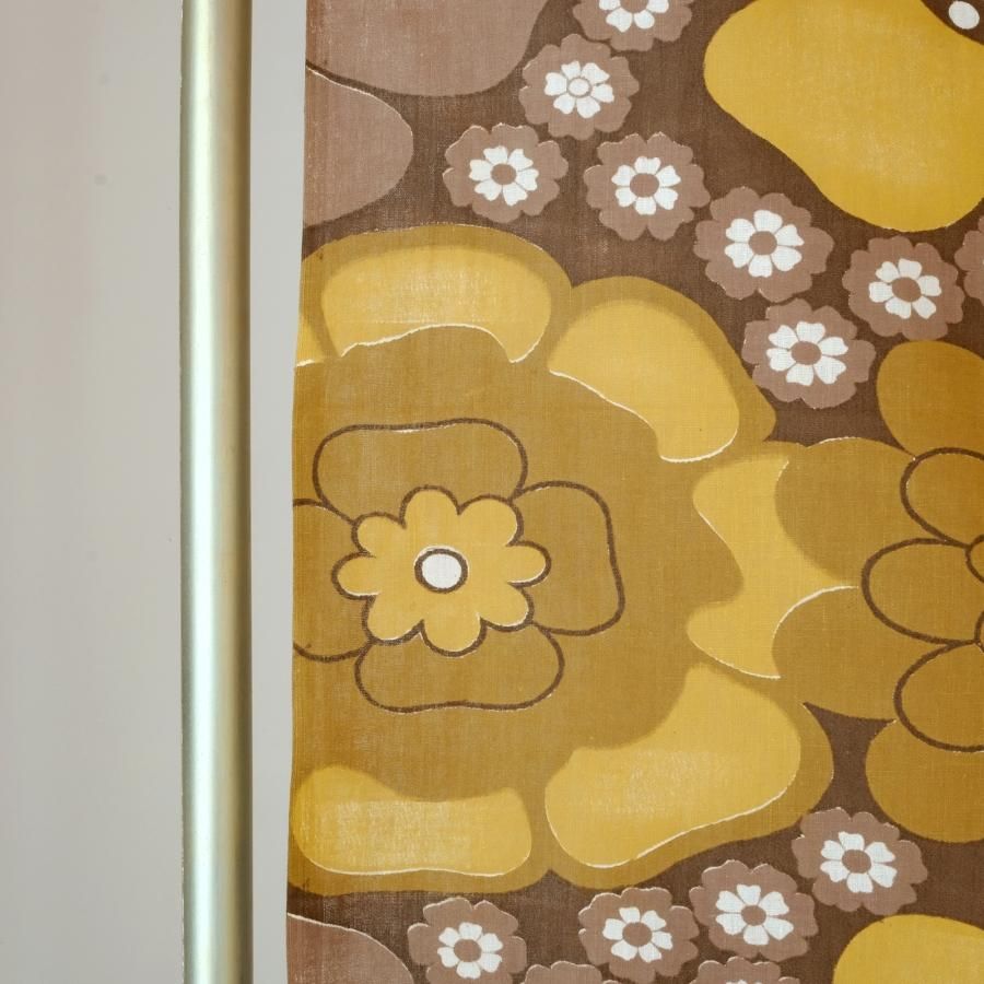 北欧スウェーデン生地 ヴィンテージファブリック Retro flowers