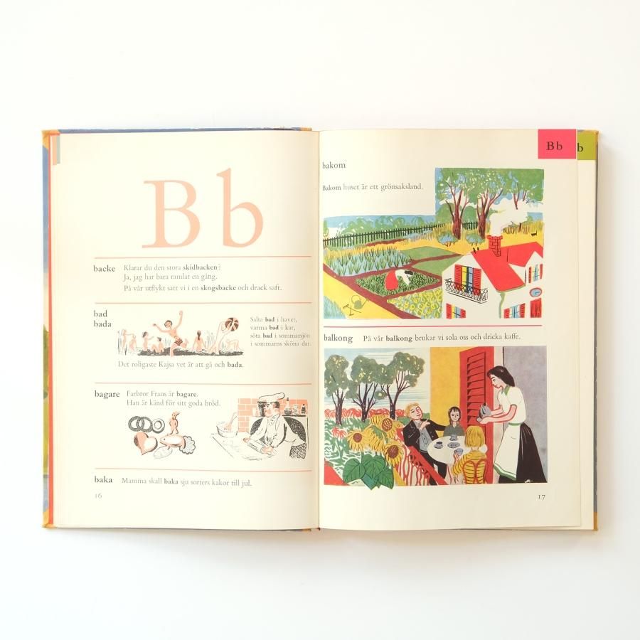 洋書❀ABCのビンテージ絵本 スウェーデン 児童書 古書