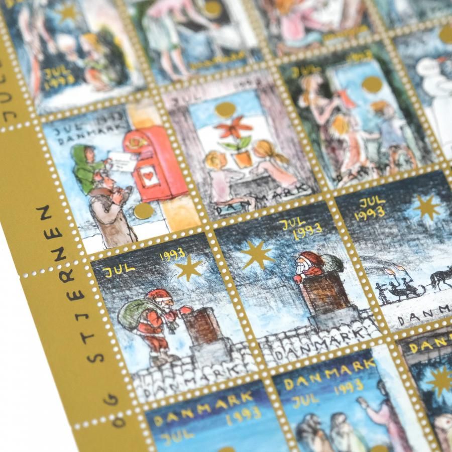 デンマーク XMASシール｜1993
