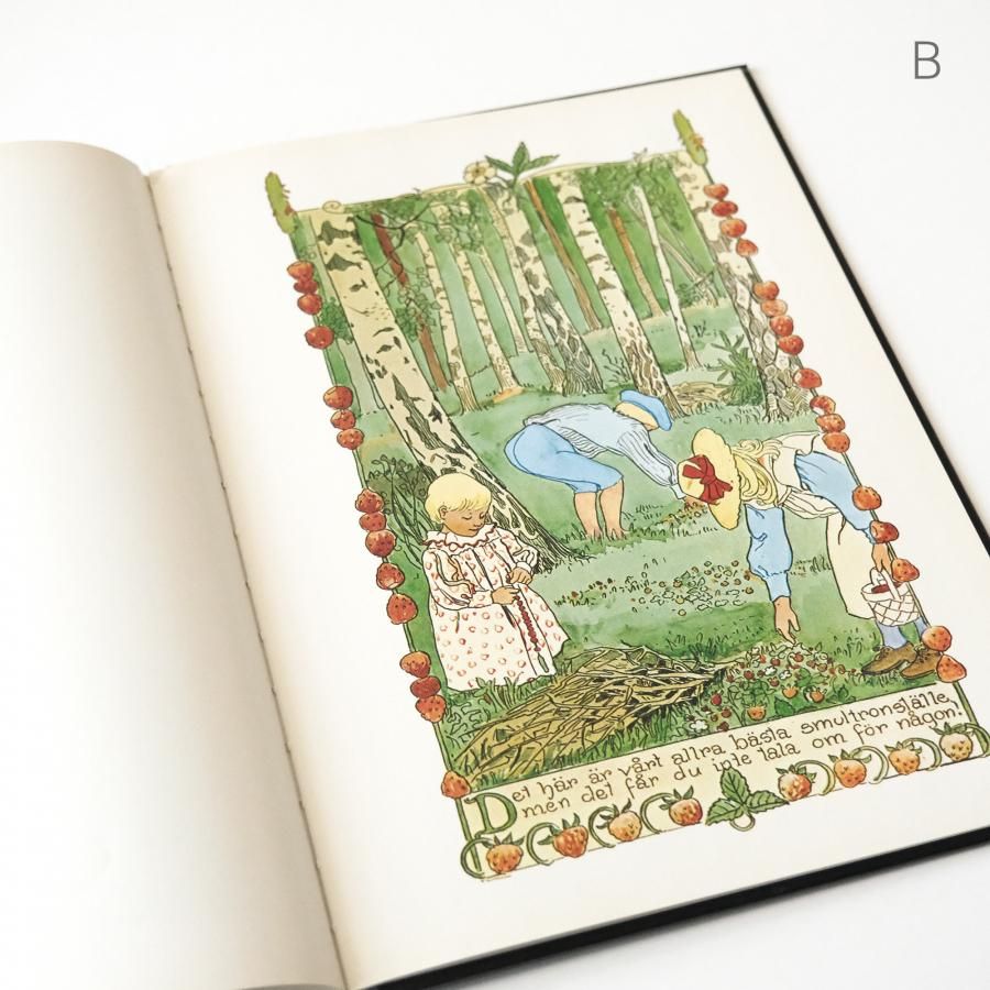 NO159 希少 アンティーク絵本 洋書 古書 エルサベスコフ 北欧