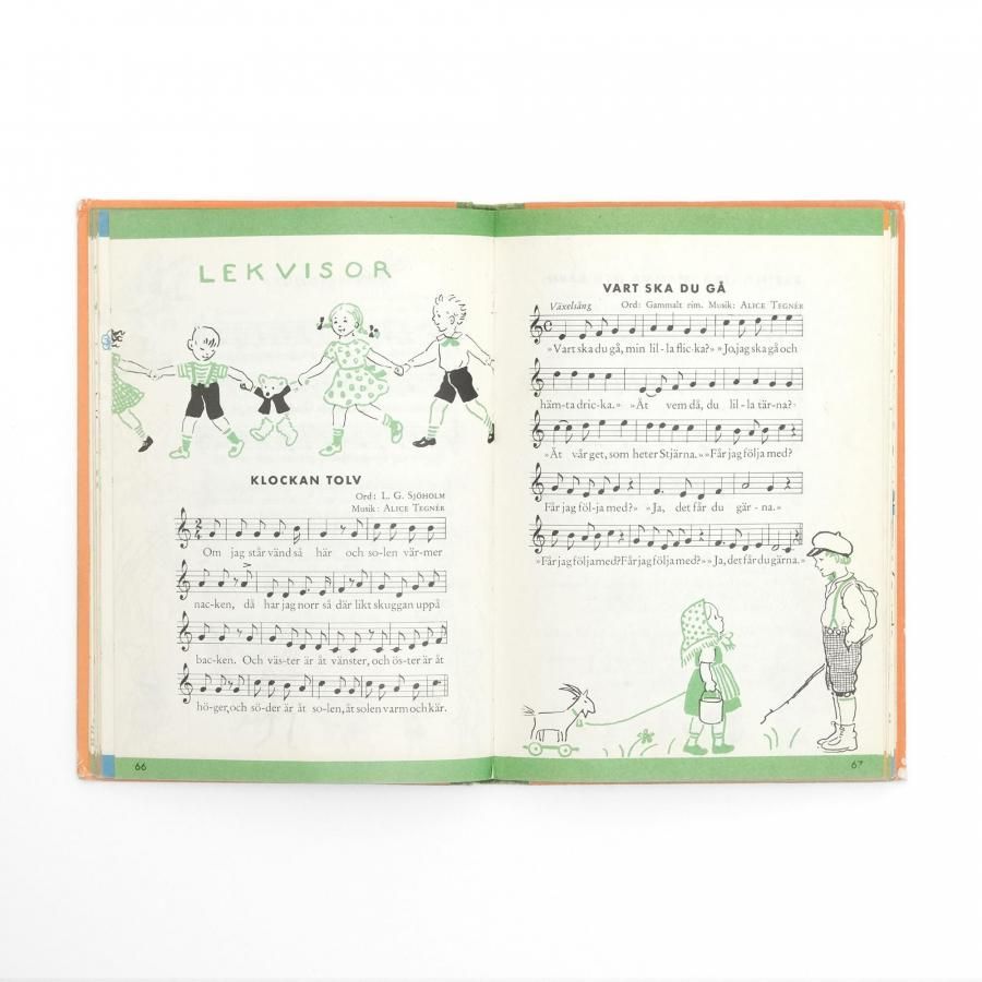 エルサ・ベスコフの楽譜付きの絵本　アンティーク エルサ・ベスコフの楽譜付きの絵本 アンティーク