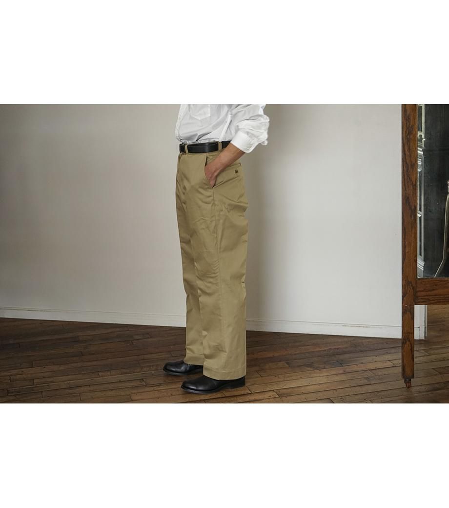 PHIGVEL MAKERS & Co. | フィグベル OFFICER TROUSERS WIDE