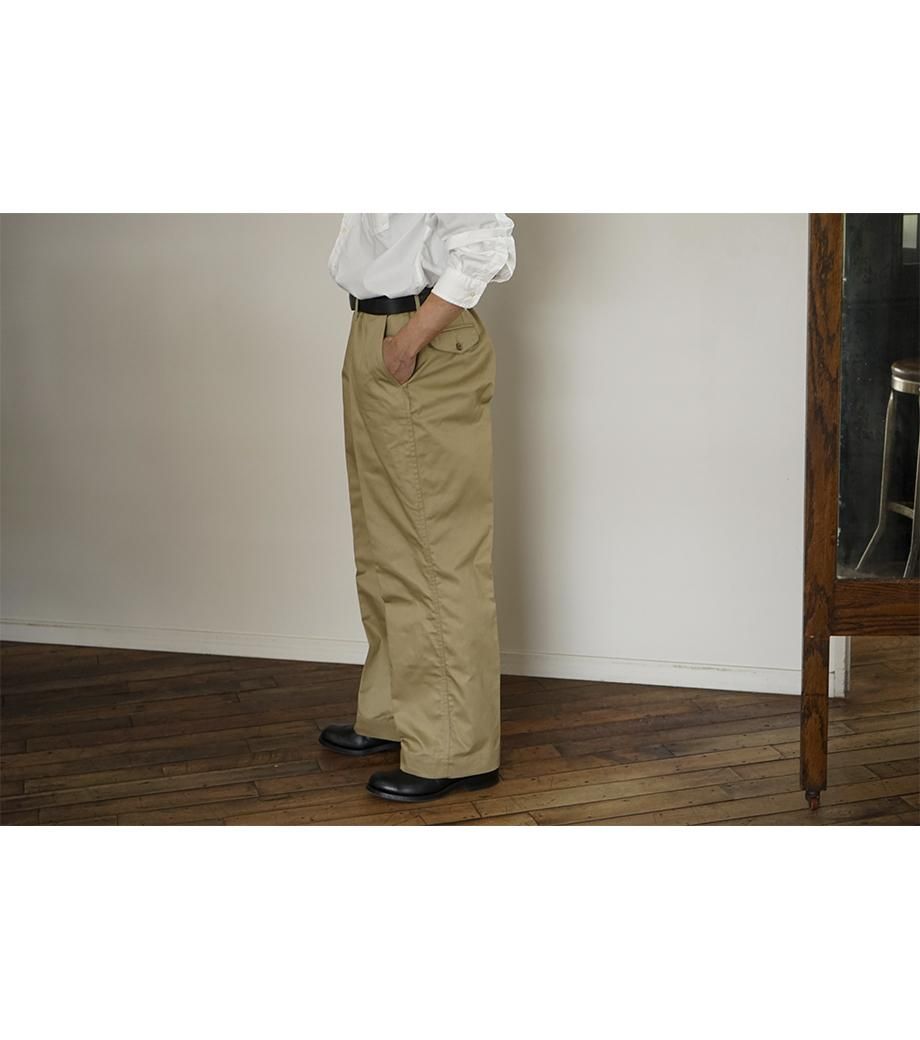 Officer Trousers - Wide - PHIGVEL MAKERS & Co. Officer Trousers - Wide - PHIGVEL MAKERS & Co.