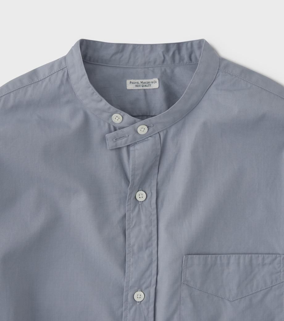 PHIGVEL BAND COLLAR SHIRT バンドカラーシャツ 3 PHIGVEL BAND COLLAR SHIRT バンドカラーシャツ 3