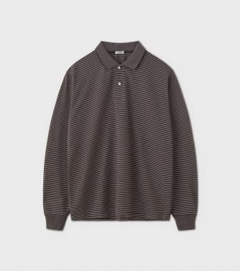 Raschel Border Long Sleeve Top