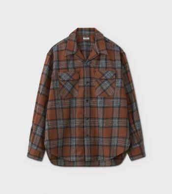 W/CA Ombre Open Collar LS Shirt