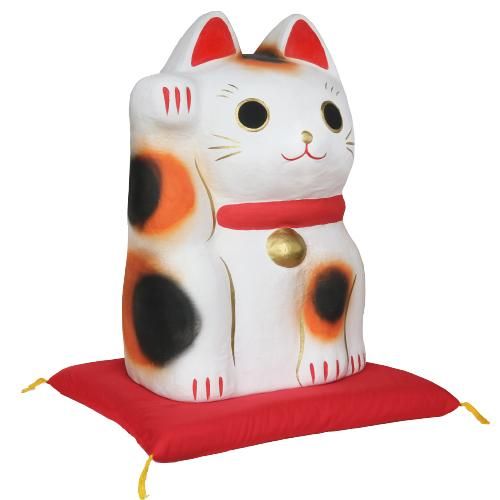 招き猫 張り子 特大 楽天市場】【送料無料】招き猫 置物 和紙 お祝い 商売繁盛