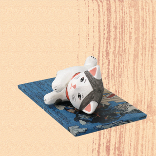 Ukiyo-e Cat hachi / yasuragi「浮世絵猫 はち／やすらぎ」の商品画像