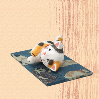 Ukiyo-e Cat mike / yasuragi「浮世絵猫 みけ／やすらぎ」の商品画像