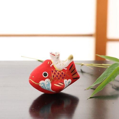 【ぽてちゃん】鯛張り子 鯛乗り（辰）※ 数量限定生産品【ハリコオンライン限定】 ※年明け