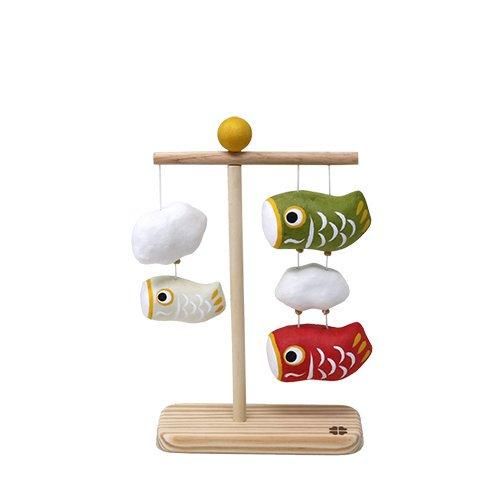 土俵の金熊こいのぼり（やじろべえ）