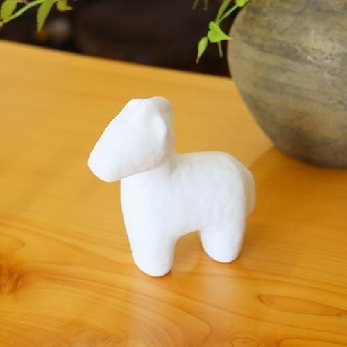 茶道具　張子人形　白張子犬　干支　香合　在銘　C　6413 茶道具 張子人形 白張子犬 干支 香合 在銘 C 6413 茶道具 張子