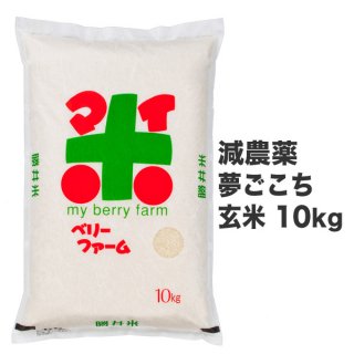 減農薬夢ごこち 玄米 10kg