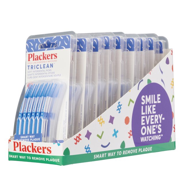 Plackers ジェントルピック SS-LL 1箱 (30本入×9個) ソフトラバー 歯間ブラシ