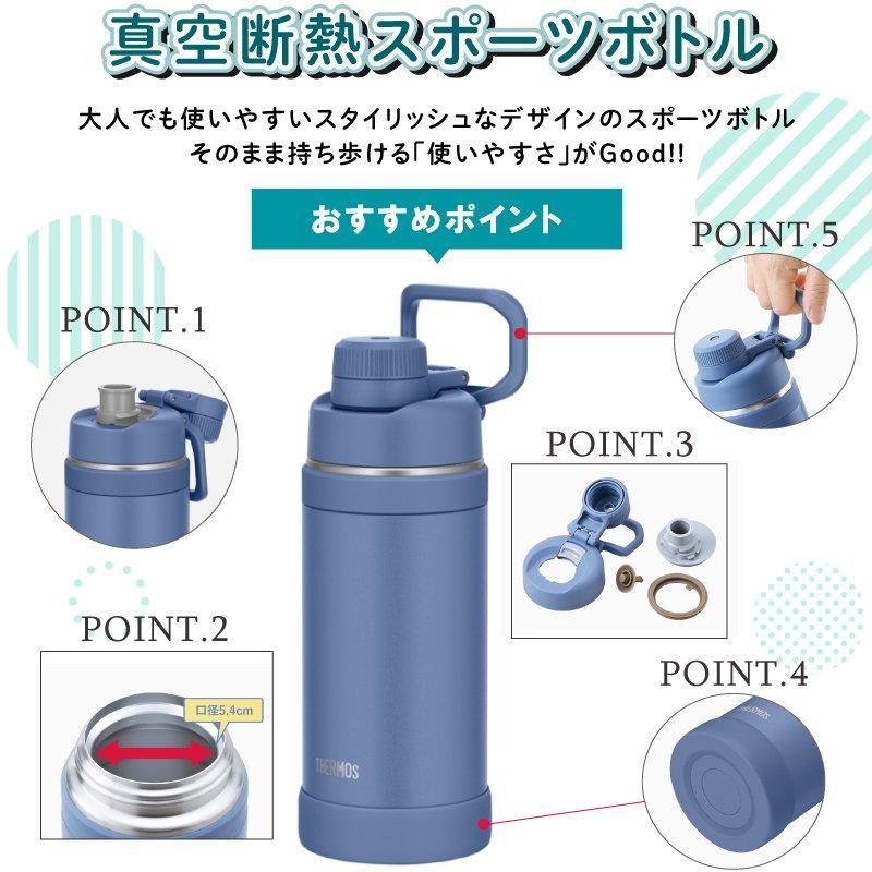 サーモス 真空断熱ボトル | 名前入れ 750mlは全4色 - 名入れギフト専門