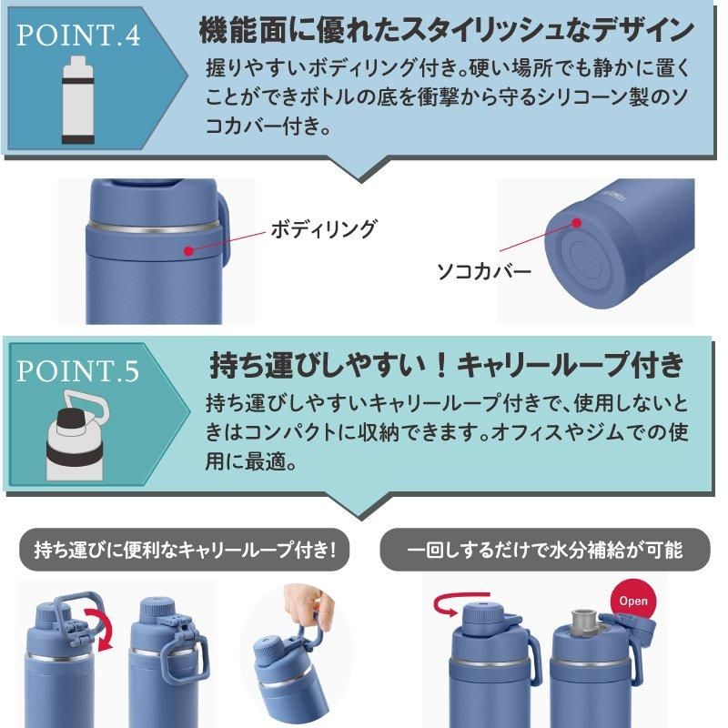 【値下げしました】♥【新品未使用】THERMOS真空保温 サーモス 真空断熱スポーツボトル 1.0L ブラック BK FJU-1000