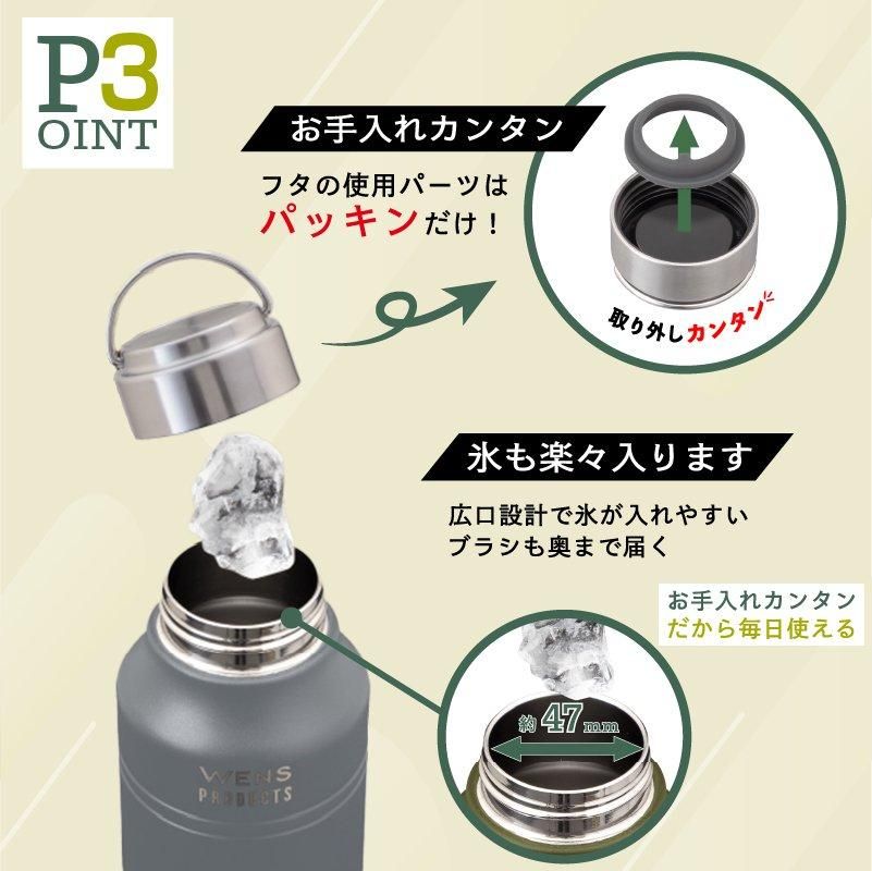 WENS PRODUCTS スクリューボトル | 530ml - 全商品名入れ無料の
