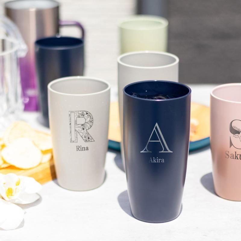 サーモス タンブラー|イニシャルデザイン - 全商品名入れ無料のギフト