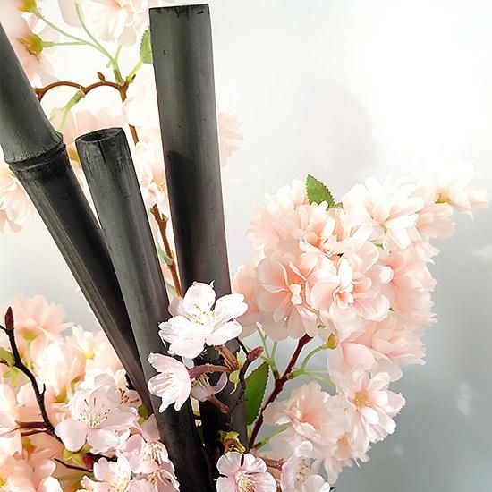 人気ブランドを 祝い竹炭「華さくら」│祝い花│飾り竹炭｜竹炭インテリアの株式 花瓶・フラワースタンド