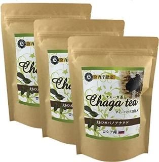 チャーガ ティーパック 4g26包入 カバノアナタケ茶 チャーガ茶 ロシア産100% (3袋セット) FBA取得 宮内庁認定