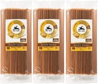 Alcenero(アルチェネロ) 有機全粒粉スパゲッティ 1kg×3袋セット