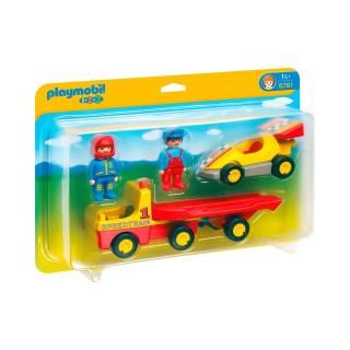 Playmobil プレイモービル 6761 レーシング カー ウィズ トランスポーター