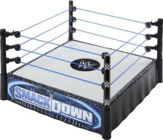WWEスーパースターリング(14インチ)スプリングマット&アクションフィギュア用リアルフレックスロープ