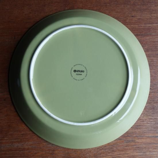 iittala “TEEMA”（オリーブグリーン）プレート（26cm）B - ENN