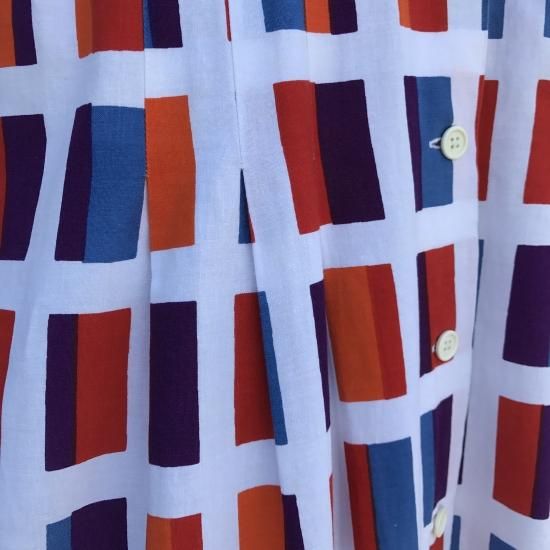 美品 マリメッコ 日本限定品　 Aライン ワンピース マルチカラー 40 美品 マリメッコ 日本限定品 Aライン ワンピース マルチカラー