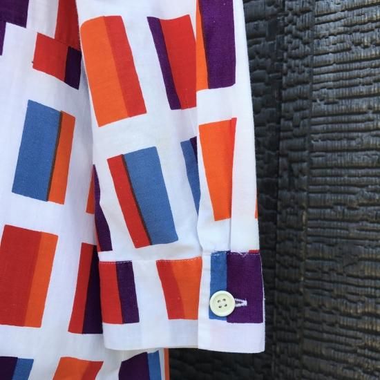 美品 マリメッコ 日本限定品　 Aライン ワンピース マルチカラー 40 美品 マリメッコ 日本限定品 Aライン ワンピース マルチカラー